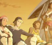 gekko crew enjoying the sunset